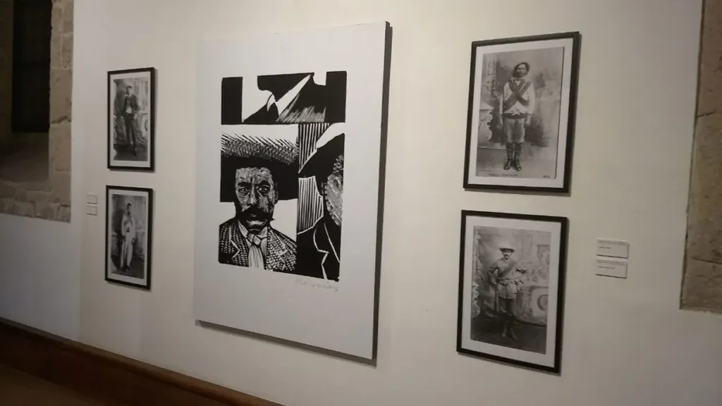 Montaje fotográfico de Sara Castrejón en el Centro Cultural Clavijero